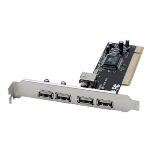 PLACA PCI USB 2.0 - 5 PORTAS EMPIRE DP-52 por Lefer Automação Comercial - Softwares de Gestão para seu Negócio