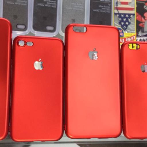 Case Red pra toda linha Apple por Stock Cell