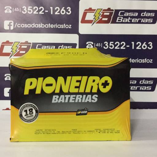 Comprar o produto de Bateria Pioneiro F90CD em Baterias pela empresa Casa das Baterias em Foz do Iguaçu, PR por Solutudo