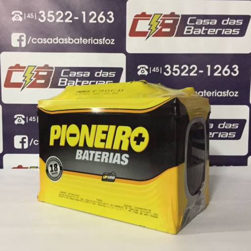 Bateria Pioneiro F90CD em Foz do Iguaçu, PR por Casa das Baterias