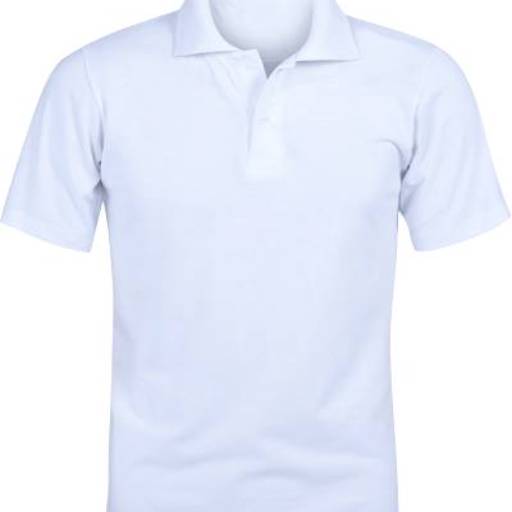 Polo Pique Branca (feminina e masculina) Personalizadas (a pronta entrega)