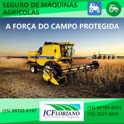 Comprar o produto de Seguro de Máquinas Agrícolas em Outros Serviços pela empresa JC Floriano - Corretora de Seguros em Itapetininga, SP por Solutudo