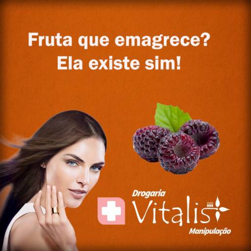 Comprar o produto de Raspberry  em Avaré em Saúde pela empresa Drogaria & Manipulação Vitalis em Avaré, SP por Solutudo