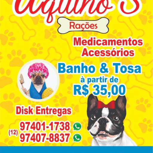 Comprar o produto de Banho e Tosa em Pet Shop pela empresa Aquino's Rações e Pet Shop em Caraguatatuba, SP por Solutudo