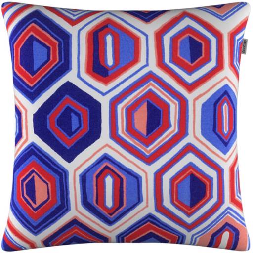 Capa Vintage azul e vermelho