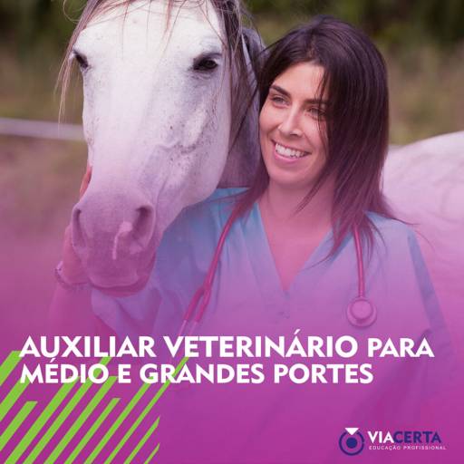 Auxiliar Veterinário para médio e grandes portes por Via Certa Educação Profissional