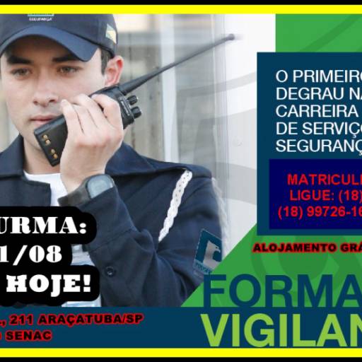 Comprar o produto de Curso Vigilante em Cursos pela empresa Suporte - Centro de Formação de Vigilantes em Araçatuba, SP por Solutudo