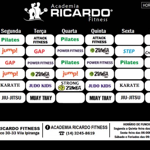 Escolha o Melhor treino! por Academia Ricardo Fitness