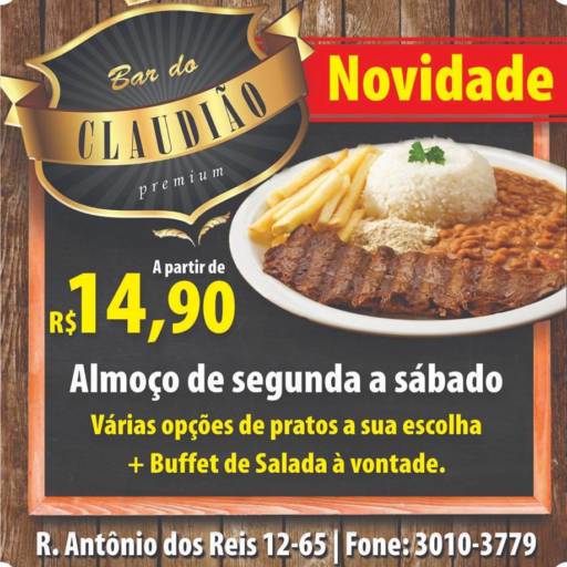Comprar o produto de Almoço em Gastronomia pela empresa Bar do Claudião Premium em Bauru, SP por Solutudo