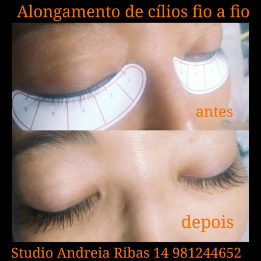 Alongamento de Cílios - Fio a Fio  por Studio Andreia Ribas