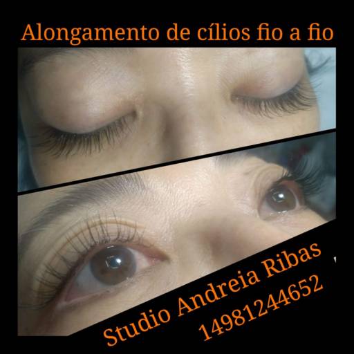 Alongamento de Cílios - Fio a Fio 