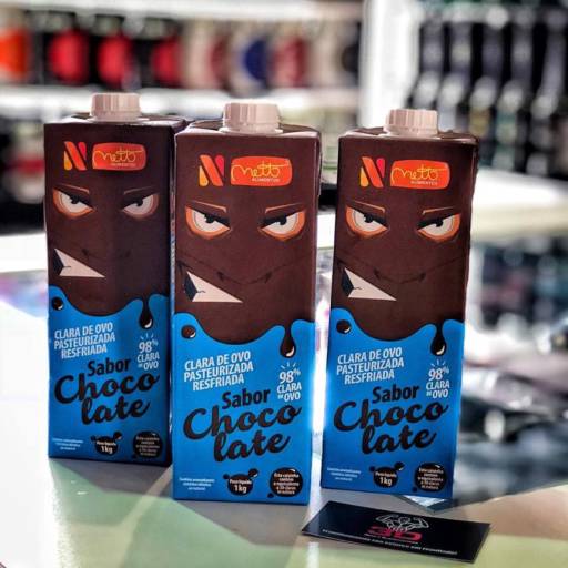 Comprar o produto de Clara de ovo pasteurizada sabor chocolate em Suplementos Alimentares pela empresa 3D Suplementos em Bauru, SP por Solutudo