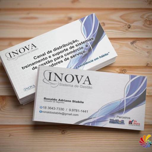 Cartão de Visita por Gráfica Imprima - Imprimindo ideias