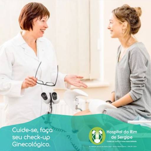 Check-up Ginecológico por Hospital do Rim - Clínica das Vias Urinárias
