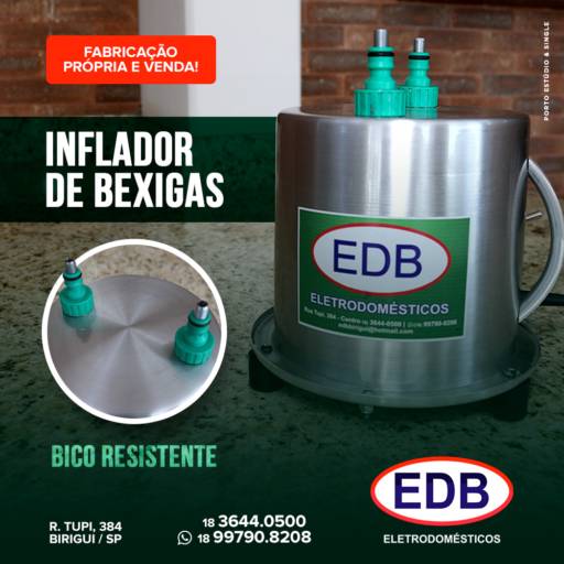 Inflador de Bexigas por EDB Eletrodomésticos