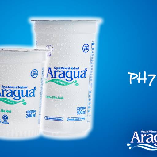 Comprar o produto de Copos Água Araguá 200ml e 300ml em Águas Minerais pela empresa Água Araguá em Araçatuba, SP por Solutudo