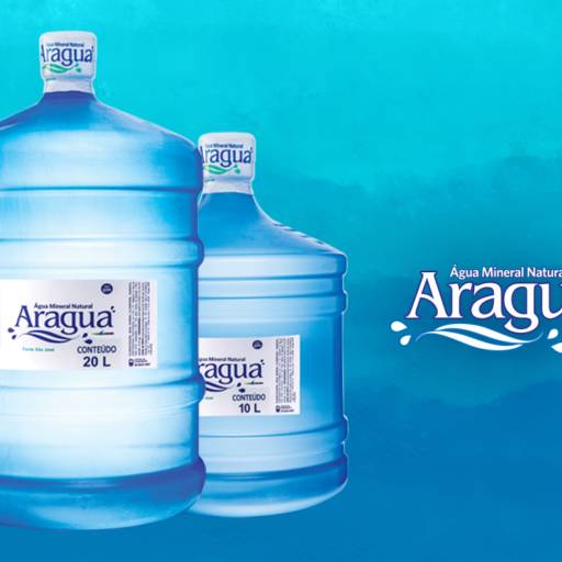 Comprar o produto de Galão Água Araguá 10 e 20 litros em Águas Minerais pela empresa Água Araguá em Araçatuba, SP por Solutudo