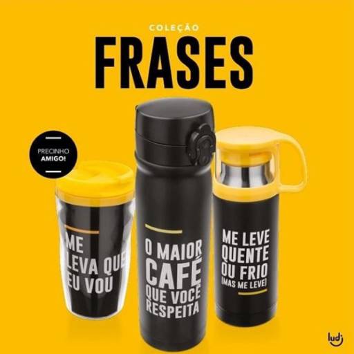 Garrafinha com frases