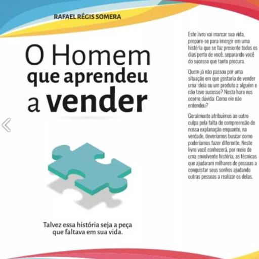 Comprar o produto de O Homem Que Aprendeu A Vender em Livros pela empresa Rafael Régis Somera - Consultoria & Treinamentos em Botucatu, SP por Solutudo