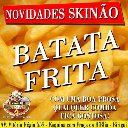 Batata Frita por Delivery Skinão Birigui