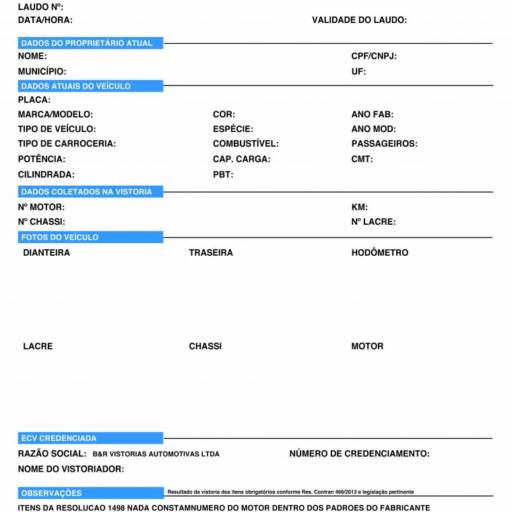 Vistoria de Transferência por Brasil Vistorías