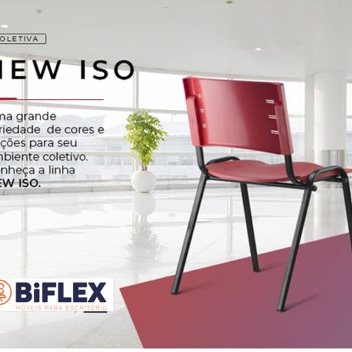Comprar o produto de Cadeiras New Iso em Cadeiras e Bancos pela empresa Biflex Móveis para Escritório em Jundiaí, SP por Solutudo