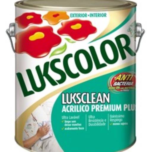 Comprar o produto de Luksclean Acrílico Premium Plus em Tintas e Impermeabilizantes pela empresa Viva Tintas em Bauru, SP por Solutudo