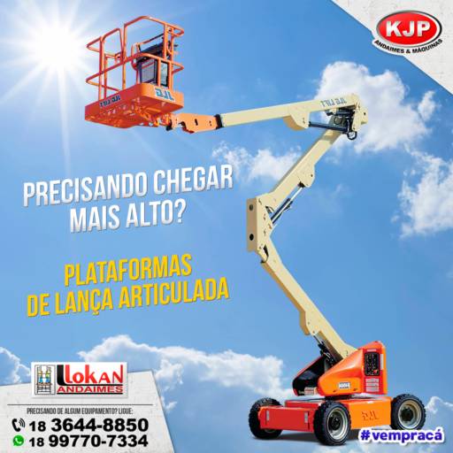 Plataformas de lança articulável