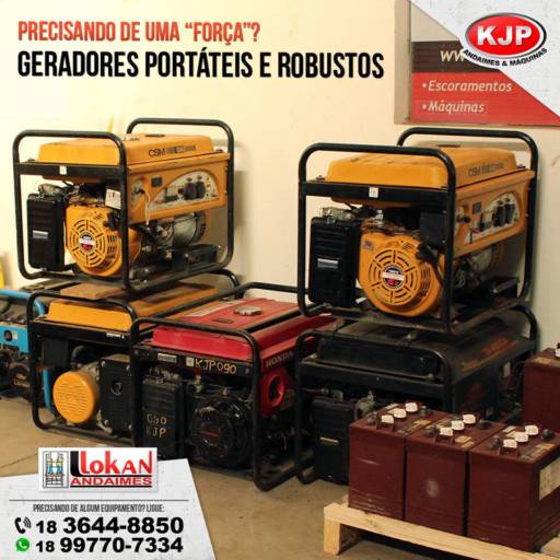 Comprar o produto de Geradores portáteis em Máquinas pela empresa KJP Andaimes & Máquinas em Birigui, SP por Solutudo