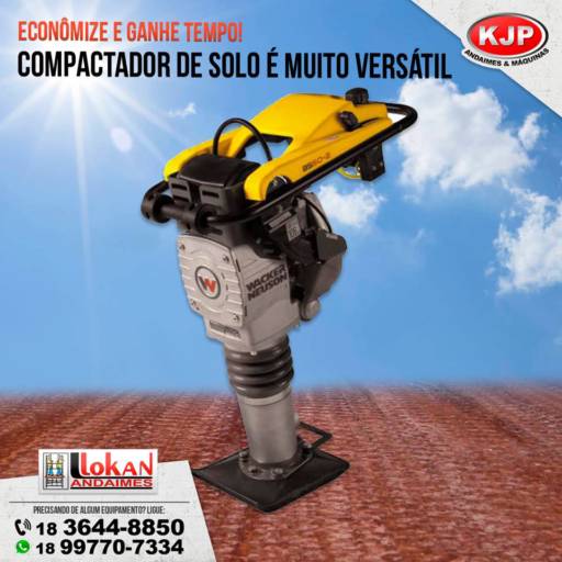 Comprar o produto de Compactador de Solo em Máquinas pela empresa KJP Andaimes & Máquinas em Birigui, SP por Solutudo