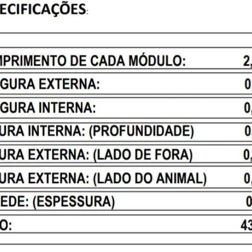 Cocho P Confinamento Modelo J por Rondon Cochos Araçatuba