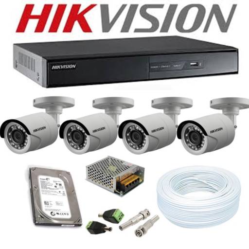 KIT 4 CÂMERAS - CFTV - VISUALIZAÇÃO POR CELULAR por Lagotron Segurança Eletrônica 