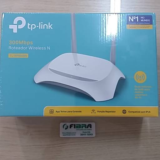 Comprar o produto de Roteador Wi-Fi 300mbps TP LINK em Redes e Wi-Fi pela empresa Fibra Redes e Informática em Araçatuba, SP por Solutudo
