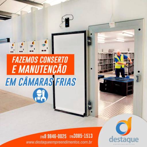 Comprar o produto de Conserto e manutenção em câmaras frias em Suporte Técnico pela empresa Destaque Refrigeração em Aracaju, SE por Solutudo