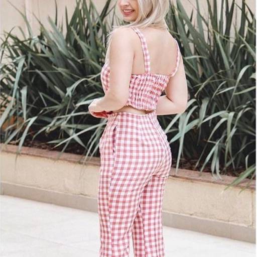 Conjunto Estampa Vichy por Vestidaria - Moda Mulher