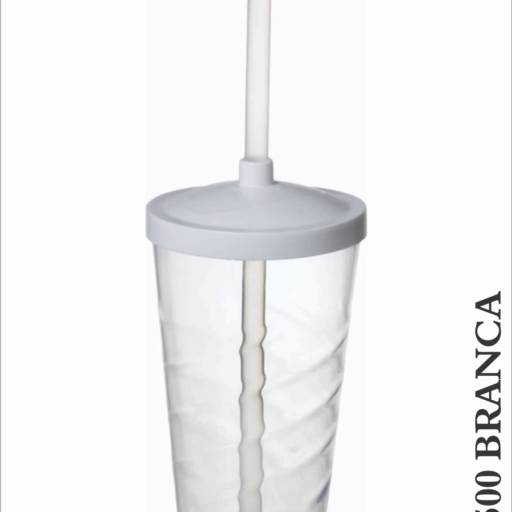 Copo Twister com tampa e canudo em São José do Rio Preto, SP por Public Gráfica e Brindes