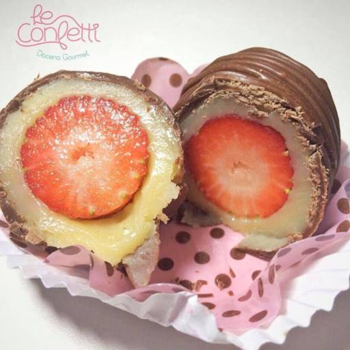 Bombom de Morango por Le Confetti Doceria Gourmet