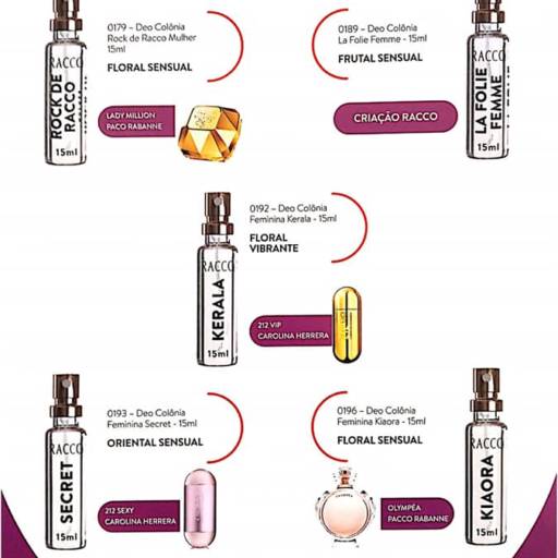 Perfumes femininos