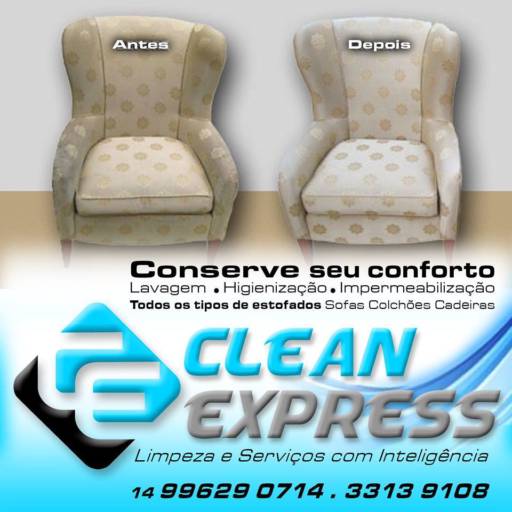 Comprar o produto de Limpeza de Estofados  em Limpeza pela empresa Clean Express em Bauru, SP por Solutudo