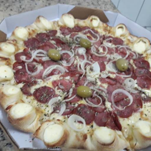 Comprar o produto de Pizza de Calabresa  em Pizzas pela empresa Castelloni Pizzaria Delivery em Bauru, SP por Solutudo