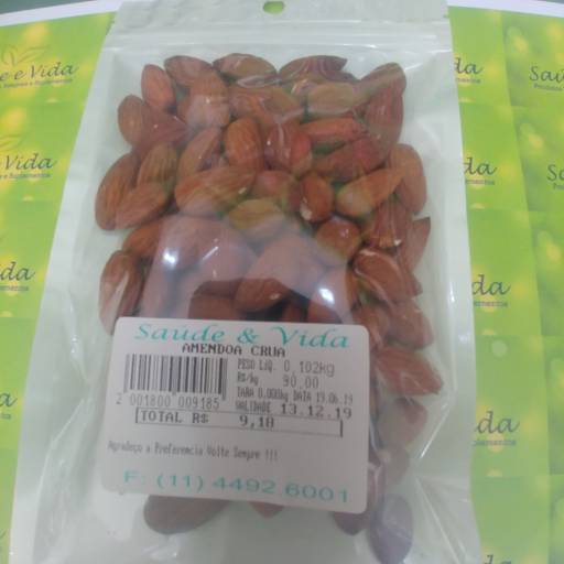 Amendoa crua por Saúde e Vida
