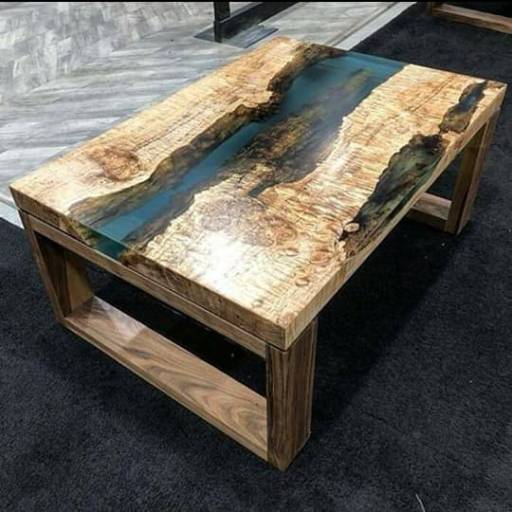 Comprar o produto de Mesa de centro River Table em Casa, Móveis e Decoração pela empresa Wood Arts Cortados e Resinados em Araçatuba, SP por Solutudo