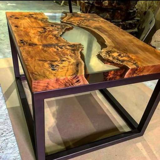 Comprar o produto de Mesa de centro River Table em Casa, Móveis e Decoração pela empresa Wood Arts Cortados e Resinados em Araçatuba, SP por Solutudo