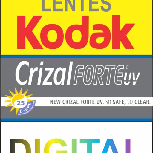 Comprar o produto de Lente Kodak Single Digital Crizal Forte em Outros pela empresa Óptica Santa Luzia em Bauru, SP por Solutudo