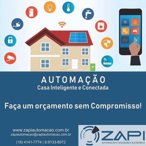 Comprar o produto de Automação Residencial em Residencial pela empresa ZAPI Automação e Segurança Eletrônica  em Araçatuba, SP por Solutudo