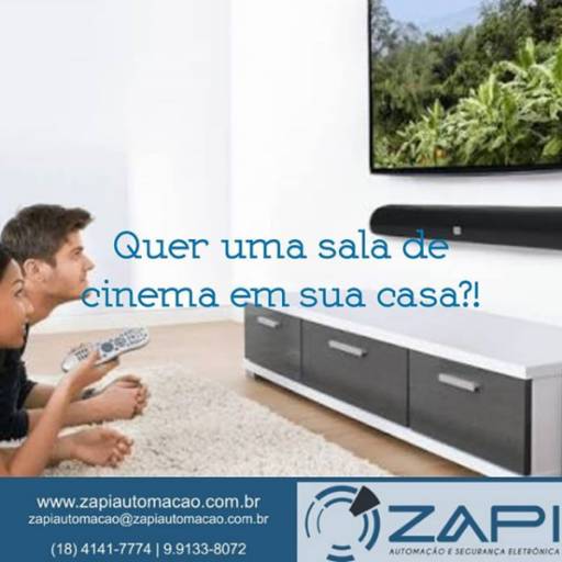 Comprar o produto de Home Theater em Residencial pela empresa ZAPI Automação e Segurança Eletrônica  em Araçatuba, SP por Solutudo