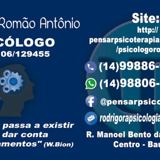 Psicologo Rodrigo Romão Antonio por Psicólogo Rodrigo Romão Antonio