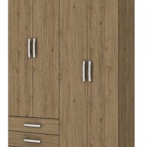 Roupeiro Henn Caju 4 Portas por Móveis Brasil