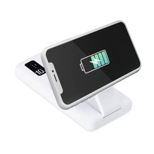 05038 Power Bank 10.000mAh com Carregamento via Indução ou via Cabo em São José do Rio Preto, SP por Public Gráfica e Brindes