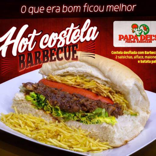 Comprar o produto de Hot Costela Barbecue em Alimentos e Bebidas pela empresa Papadel's Frango Americano em Araçatuba, SP por Solutudo